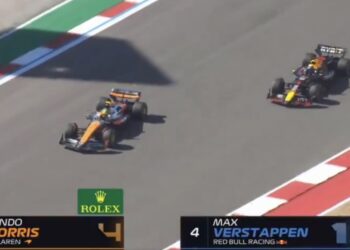 Fans zijn klaar met dubbele standaarden tijdens F1 race tussen Verstappen en Norris