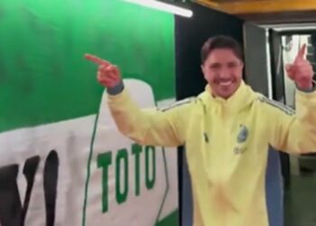 Geweldige beelden: Berghuis en co. schreeuwen en juichen in Feyenoord-tunnel na zege