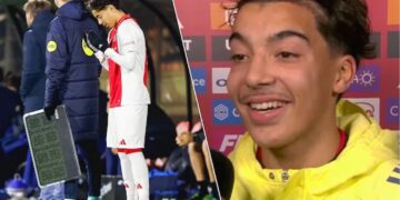 Enorme ophef over salaris Rayane Bounida na droomdebuut Jong Ajax