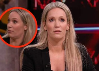 Ophef aan tafel na bizarre opmerking van Hélène Hendriks: ‘Heb jij dat laten doen?’