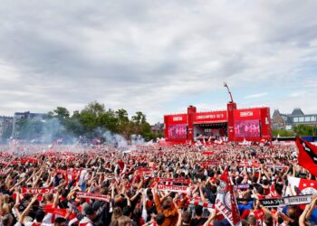 Er heerst grote bezorgdheid over een eventuele Ajax-huldiging op het Museumplein